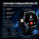 thumbnail image 5 of UBABAI reloj inteligente Android 10 4G LTE con SIM, Pantalla AMOLED 1.95" 720x720, Llamadas Independientes, GPS, Google Play y Cámara Giratoria Retráctil 9MP Smartwatch   8GB+128GB, 5 of 10