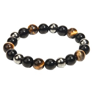 Ioensy - Pulsera De Moda Joyería Unisex Cuentas Redondas Encanto Para Fiesta En La Playa De Verano 10 Mm