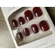 thumbnail image 2 of UñasPostizas Press-on Cortas/Medio Redondeada 24pcs Rojo Cereza, 2 of 6