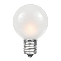 Bombilla Novelty Lights G50 Globe, Base E17, 7 W, 130 V, Paquete De 25
