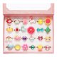 thumbnail image 1 of 24 Unidades Anillos De Joyería Para Niña Con Caja Rosa, 1 of 3