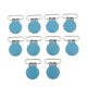 thumbnail image 3 of 10pcs Metal Pacifier Suspender Clip para Dummy Baby Teether Toy Holder Blue, 3 of 5