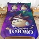 thumbnail image 1 of x365 My Neighbor Totoro Bed Duvet Cover Microfiber Bedding Sets 3D Printed Lightweight 3 Piece Comforter Sets, 1 Duvet Cover And 2 Pillow Shams for Kids Boys Girls 90"x90" jn365, 1 of 5