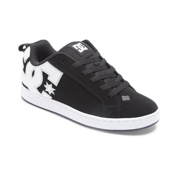 Zapatilla Mujer COURT GRAFFIK BLK WHITE STENCI