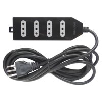 Macrotel - Zapatilla Alargador 3Mt 4 Entradas Negro