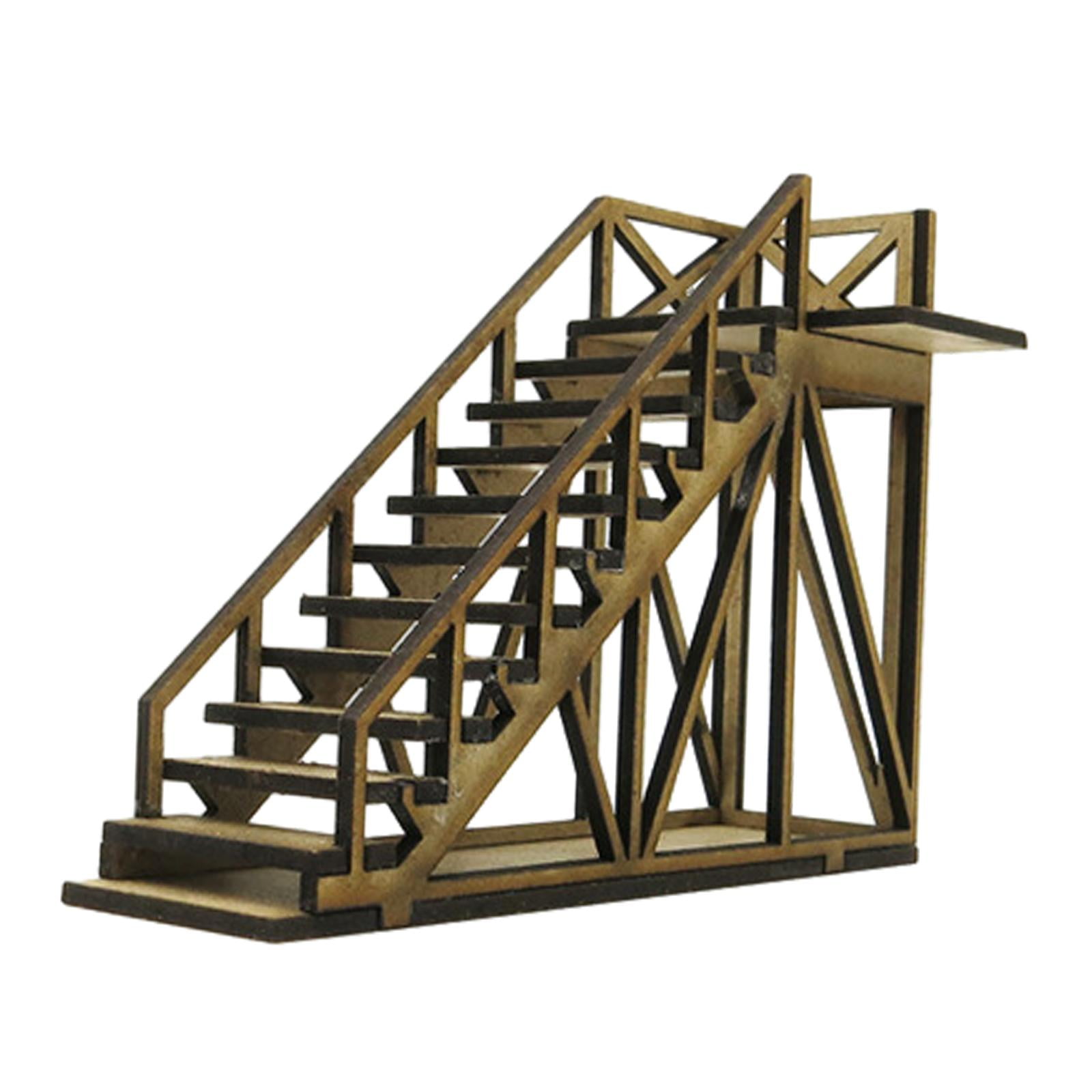 Magideal - 1:72 Mountain Village, Rompecabezas 3d Diy Sin Montar, Adornos Interactivos, Modelo De Escena De Arquitectura Educativa Para Arquitectura, Modelo De Escaleras