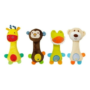 Genérico - Set 3 Sonajero Mordedor Bebé Osito Peluche Divertido Lau