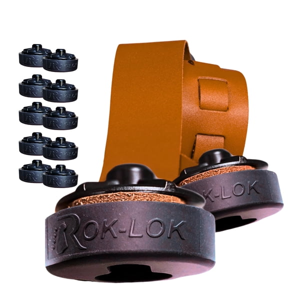 Rok-Lok PRO Juego de 5 Candados para Correa de Guitarra – Negro