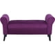 thumbnail image 1 of Banqueta Baul Lua 2C Felpa 20 Morado, 1 of 6