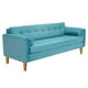 thumbnail image 2 of Sofa Retro 3cg Felpa 04 Turquesa, 2 of 6