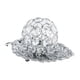 thumbnail image 2 of Candelabro De Cristal Té Luz Candelabro Boda Decorativo Plata, 2 of 5