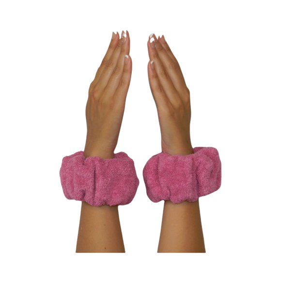 Banda para el cabello WristBrella para lavado facial, 100 % algodón absorbente