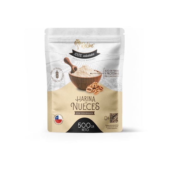 Harina De Nuez 500 g Relive