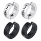 thumbnail image 1 of Pack 2 Pares Aros Runas Vikingas Piercing Falso A Presión, 1 of 3