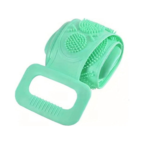 1pc Extended Silicone Body Brush for Deep Exfoliation and Skin Cleansing