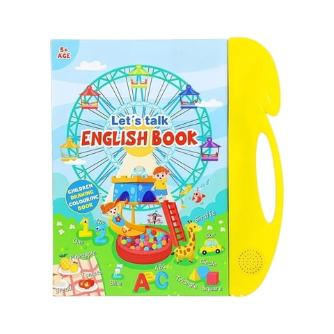 Magideal - Palabras En Inglés, Juguete Con Sonidos En Inglés, Juego Divertido De Aprendizaje Temprano, Libro Interactivo De Sonidos Para Niños De 3 Años En Adela