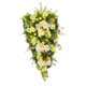 thumbnail image 3 of Guirnalda Decorativa Floral De La Lágrima De La Primavera Del Colgante De La Pared Del Botín Para El Amarillo Del Festival, 3 of 5