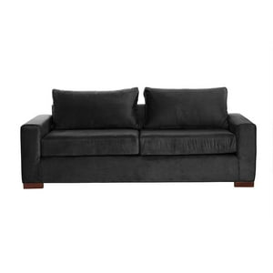 Latam Home - Sofa Cama Livorno 2Pl Tela Velvet Negro