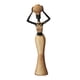 thumbnail image 3 of Figura De Mujer Africana, Obra De Arte, Hecha A Mano, Multifuncional, Adorno De Mesa, Estilo A, 3 of 5