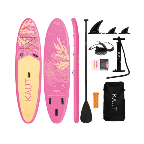 Kaut - Stand Up Paddle Inflable 10'6'' (320 Cm) - Coral Rosado