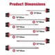 thumbnail image 2 of Juego de destornilladores ROTATION, 8 unidades, punta magnética Torx T8-T40 S2 Steel, 2 of 6