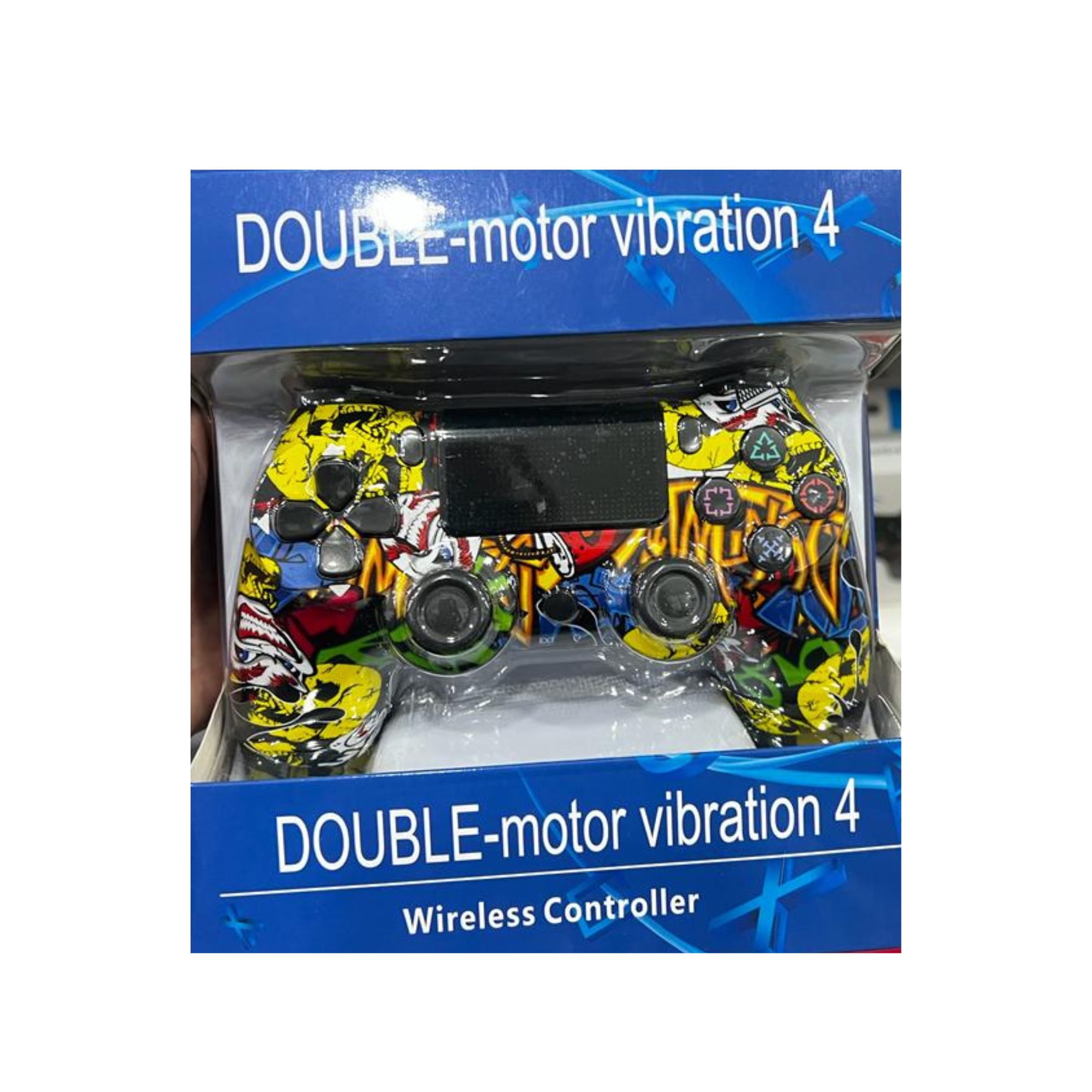 Joystick para PS4 Double Motor Vibration 4 - Wireless Controller - Calaveras Amarilla | Lider Joystick para PS4 Double Motor Vibration 4 - Wireless Controller - Calaveras Amarilla | Lider