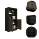 thumbnail image 5 of Librero 2 Puertas Fm-003n Negro Y Café Oscuro, 5 of 9