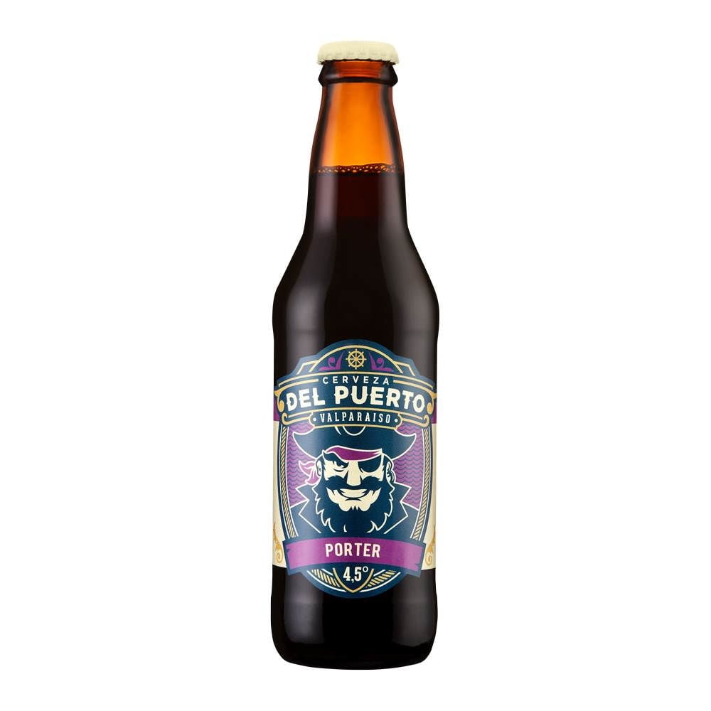 Cerveza Lager Porter Stout Botella- 330 ml Del Puerto