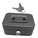 thumbnail image 5 of Caja De Dinero Con Bloqueo Con Mango Superior Modern Metal Birthet Baster Case Bloqueking Gray, 5 of 5