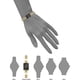 thumbnail image 3 of Reloj Mujer Anne Klein Pulsera Dorada Esfera Negra, 3 of 3