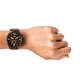 thumbnail image 5 of Reloj Fossil Nate Quartz de piel de acero inoxidable para hombre, 5 of 8