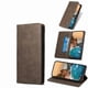 thumbnail image 1 of Funda tipo cartera con bloqueo RFID para Xiaomi 15 Con tapa abatible, portatarjetas, cierre magnético, TPU y soporte Marrón, 1 of 6