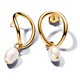 thumbnail image 1 of Aros Pandora Organically Shaped Circle & Baroque Treated Freshwater Cultured Pearl, 1 of 2