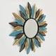 thumbnail image 2 of Espejo Deco Mural Boho Modern Plumas De Metal 80 Cm, 2 of 6