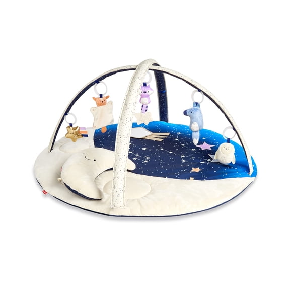 Alfombrilla Tummy Time Skip Hop 3 en 1 para actividades para bebés, gimnasio, gris