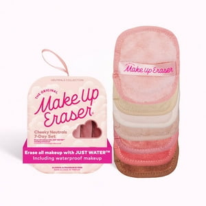 Makeup Eraser - Set De Borradores De Maquillaje Para 7 Días Original Sweet Cheeks Neutrals