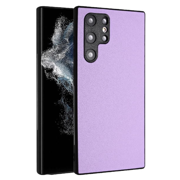Funda Antigolpes para Samsung Galaxy S22 Ultra Cubierta Delgada Morado