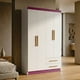 thumbnail image 1 of Closet Yardas Josefa Blanco 1x3 4 Puertas 2 Cajones, 1 of 9