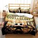 thumbnail image 1 of New Hollow Knight Fashion Digital Printing Bedding Set Duvet Cover Comforter Bed Full Youth Girl Boys Gift Bed Sheets, 1 of 5