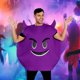 thumbnail image 4 of Disfraz de Orión con emojis morados y diablos cachondos para adultos, 4 of 6