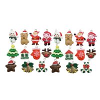 Magideal - 22X Colgantes De Navidad, Suministros Para Manualidades, Regalos De Cumpleaños, Adornos Creativos, Decoración Navideña, Abalorios Para Fabricación De
