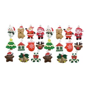 Magideal - 22X Colgantes De Navidad, Suministros Para Manualidades, Regalos De Cumpleaños, Adornos Creativos, Decoración Navideña, Abalorios Para Fabricación De