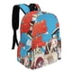 thumbnail image 2 of Tiny Toons Looniversity-theme Backpack, Campus style schoolbag Bookbag with Adjustable Shoulder Straps And Large Zip Compartment, Unisex Travel Bags.42x30x15cm, 2 of 6