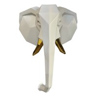 Genérico - Estatua Decorativa Figura Cabeza Elefante Adorno Pared Jhn