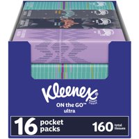 Kleenex - Pañuelos De Papel Para El Rostro, Color Blanco, 3 Capas, Paquete De 16
