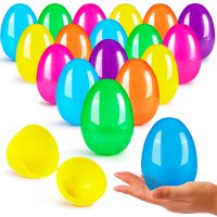 Huevos De Pascua Joyin De Plástico Grandes, Rellenables, 8 Cm, 100 Unidades