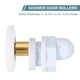 thumbnail image 3 of Rodillos de Puerta de Ducha de 29mm, Reemplazo de Ruedas Corredizas para Puertas de Ducha, Polea de Varilla de Cobre para 4-6mm, Blanco 12 Piezas, 3 of 6