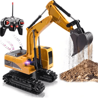 Genérico - Retroexcavadora Rc 1:24 6 Canales