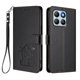 thumbnail image 1 of Honor X8B 4G Funda Billetera con Estampado de Gato, Negro, 1 of 6