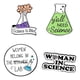 thumbnail image 3 of 4x Broches Esmaltados Alfileres Científicos Aleación Para Decoración De Mochila Amante De La Ciencia, 3 of 5